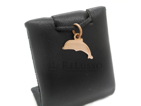 Charm Dodo Delfino oro rosa 9kt foto1