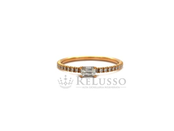 Anello Etincelle de Cartier in oro rosa con diamanti. foto7
