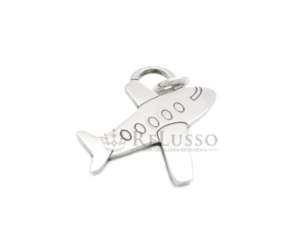 Ciondolo Tiffany Aeroplano in argento sterling 925 foto4