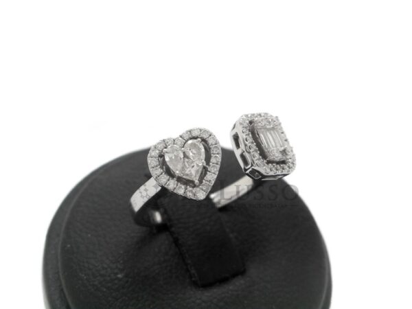 Anello Salvini collezione Magia con 0,45ct di diamanti in oro bianco FOTO10