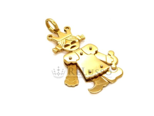 Ciondolo Pomellato Regina misura grande in oro giallo 18kt. foto7