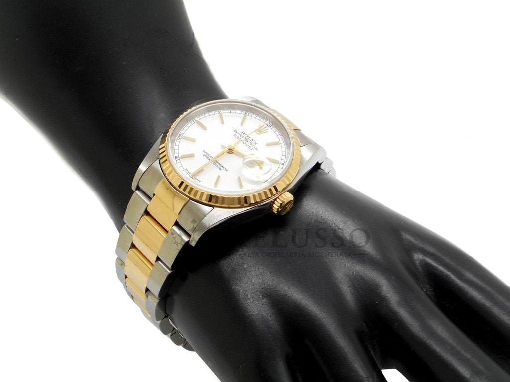 Rolex Datejust ref. 16233 steel and gold, 36mm. Full set. Rolex Datejust ref. 16233 steel and gold, 36mm. Full set.