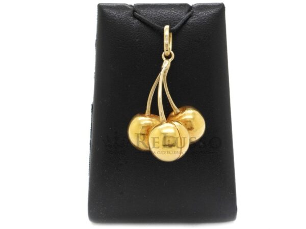 Ciondolo Pomellato Ciliegie in oro giallo 18kt. foto10