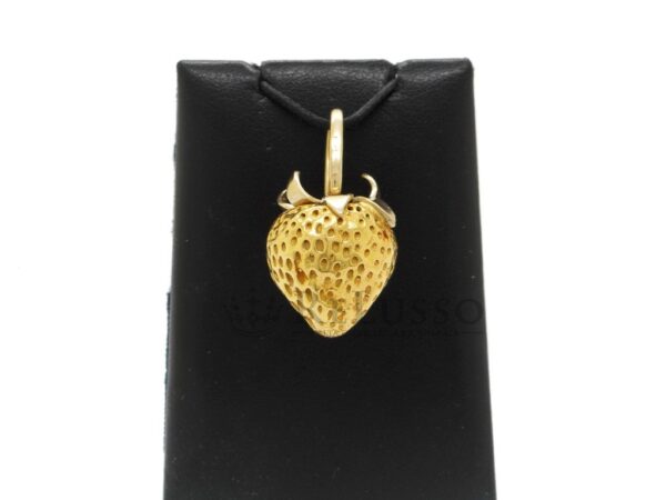 Ciondolo Pomellato Fragola in oro giallo 18kt. foto1