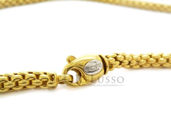 Collana Fope Collezione Solo maglia Novecento in oro giallo foto10