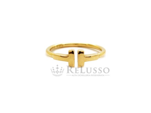 Anello Tiffany Wire in oro giallo collezione Tiffany T foto13