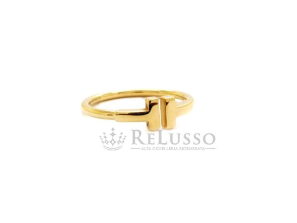 Anello Tiffany Wire in oro giallo collezione Tiffany T foto10