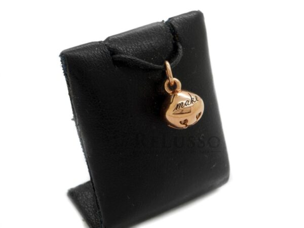 Charm Dodo Campanello "Make a wish" in oro rosa 9kt. foto1