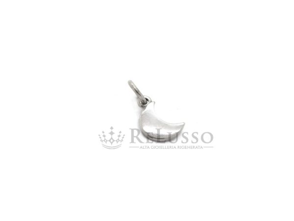 Charm Dodo Luna in oro bianco 9kt. foto1