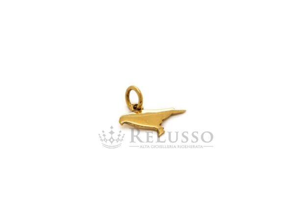 Charm Dodo Falco da 1gr. in oro giallo 18kt. foto4