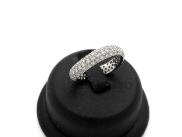 Anello Pomellato Onde in oro con pavé di diamanti foto16