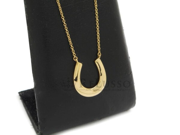 Collana Tiffany & Co. Ferro di Cavallo in oro giallo 18kt. foto19
