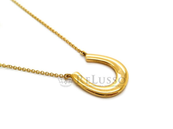 Collana Tiffany & Co. Ferro di Cavallo in oro giallo 18kt. foto10