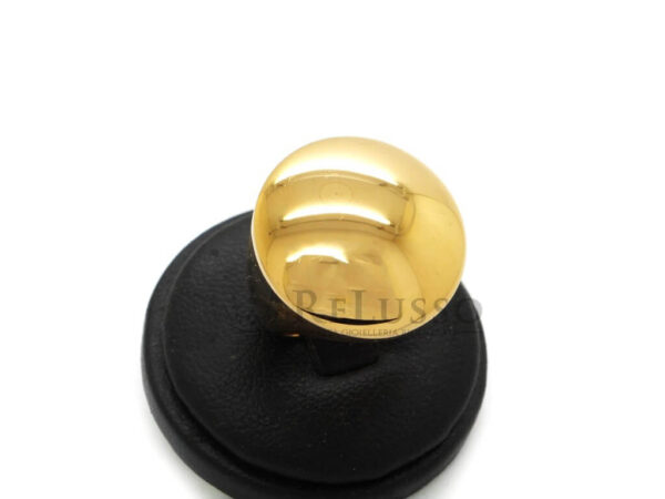 Anello Cartier Golden Dome Elixir Cocktail in oro giallo 18kt foto4