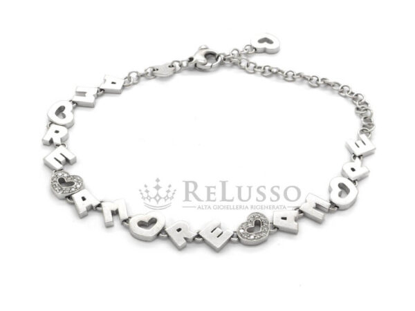 Bracciale Amore di Pasquale Bruni in oro bianco e diamanti foto1