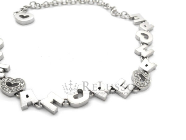 Bracciale Amore di Pasquale Bruni in oro bianco e diamanti foto10