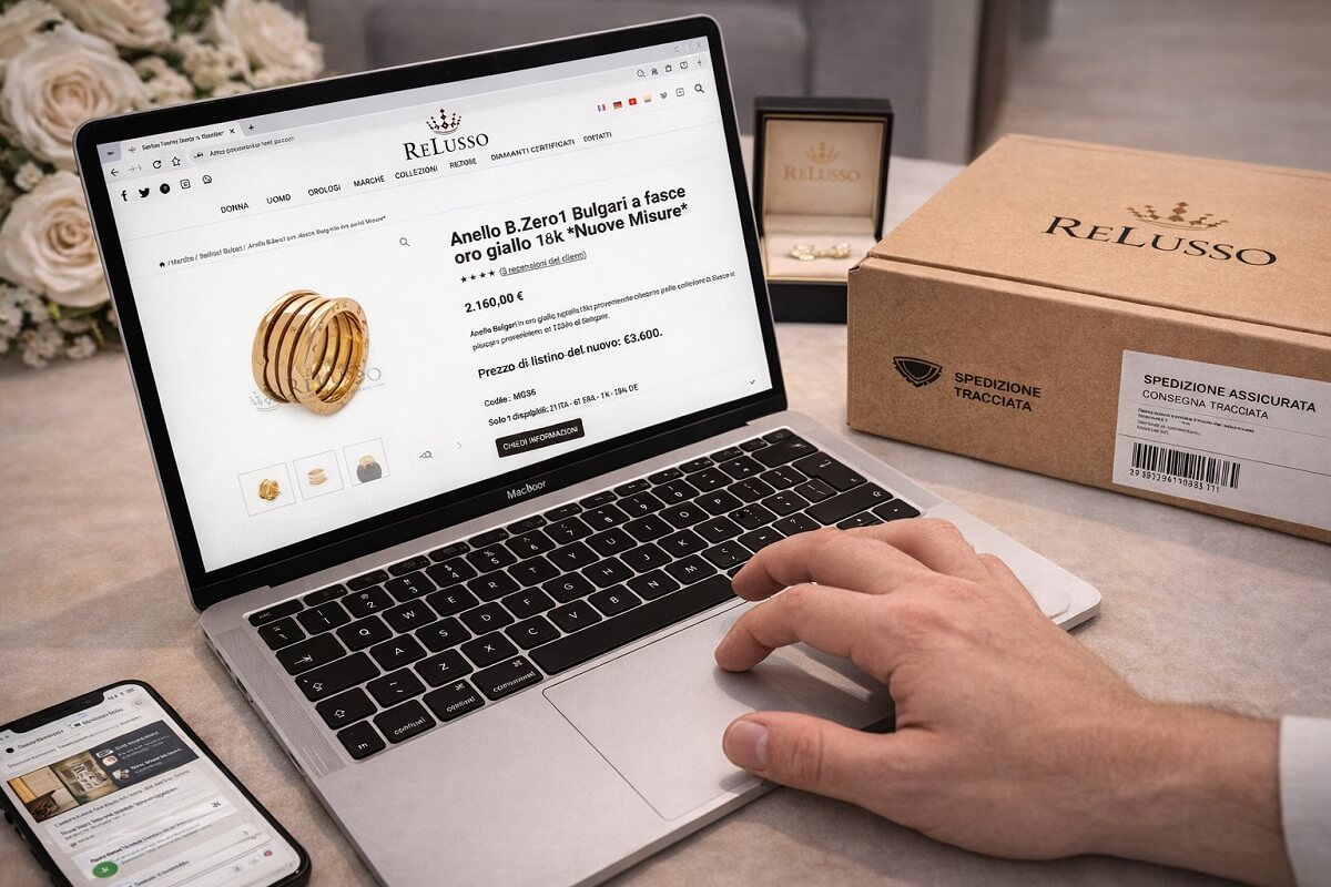 Achat en ligne sur ReLusso avec expédition assurée et suivie