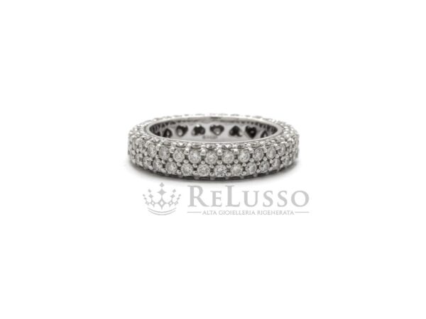anello-crivelli-fascia-eternity-pave-170ct-a2 Anello Crivelli a fascia eternity con pavé di diamanti 1,70 ct, vista frontale